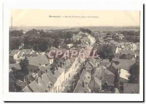 Bonneval Old Postcard Chartres Street view has theft & # 39oiseau