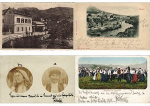 BOSNIA COLLECTION LOT OF POSTALLY USED 350 Vintage Postcards Pre-1940 (L3156)