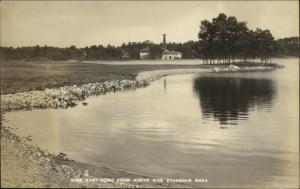 Stoneham MA Spot Pond North Side c1910 Real Photo Postcard