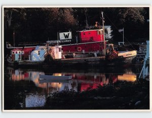 Postcard Boothbay Harbor Region of Coastal Maine USA