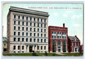 C. 1910 National Union Bldg. Toledo, Ohio. Postcard F143E