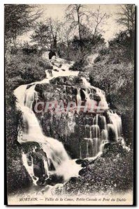 Old Postcard Mortain valley of the little waterfall and bridge cance of the d...