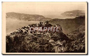 Eze - Generale view - Old Postcard