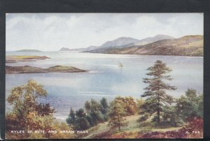 Scotland Postcard - Kyles of Bute and Arran Hills    RS14613