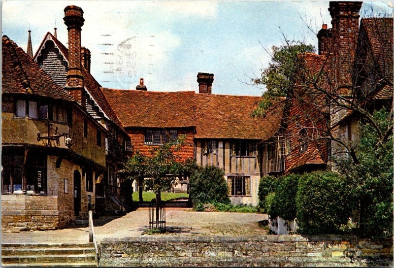 CONTINENTAL SIZE POSTCARD LEICESTER SQUARE PENSHURST KENT ENGLAND U.K.