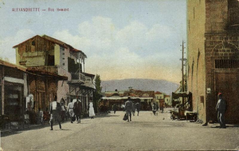 turkey, ALEXANDRETTE İSKENDERUN, Rue Hamidié (1910s) Chouha Freres No. 49