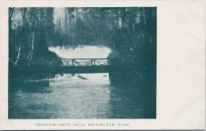 Bellingham WA Whatcom Creek Falls Bridge Unused Macfarlane Litho Postcard E87