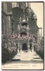 Old Postcard Antwerp L Calvary Church St Paul