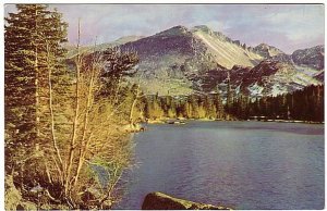 Long's Peak And Chasm Lake, Colorado, Vintage Chrome Postcard