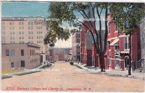 Business College & Cherry St., Jamestown NY