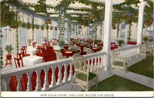 Postcard Palm Court Cafe Water Gap House Delaware Water Gap Pennsylvania~137312