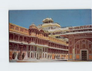 Postcard Chandra Mahal Palace, The City Palace, Jaipur, India