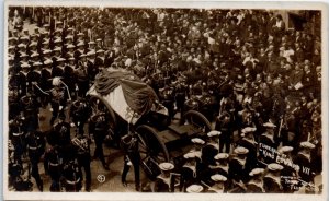 1910s Funeral of King Edward VII Royalty Young & Co. Real Photo Postcard
