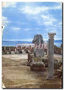 Postcard Modern Carthage Tunisia the terrace of the Archaeological Museum