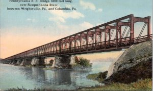 Pennsylvania R. R. Bridge over Susquehana River between Wrightville and Columbia