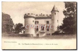 Old Postcard La Begude de Mazenc Drome Chateau M Loubet