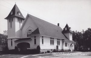 Wisconsin RPPC Real Photo Postcard - Methodist Church - Fennimore