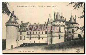 Old Postcard Loir et Cher Chateau de Chaumont