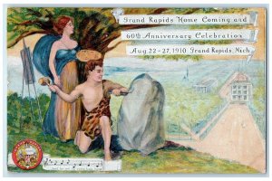 c1910's Grand Rapids Home Coming And 60th Celebration Grand Rapids MI Postcard