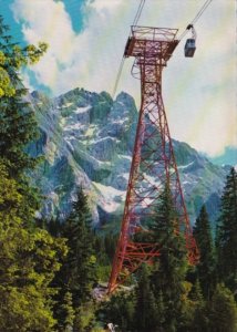 Germany Zugspitze Bayerische Zugspitzseilbahn an der Stuetze II