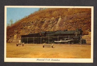 PA Pennsylvania Railroad Train Loco K-4S ALTOONA PENN Postcard Pennsylvania