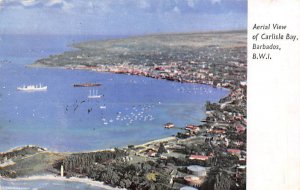 Aerial View of Carlise Bay Barbados West Indies Postal used unknown 