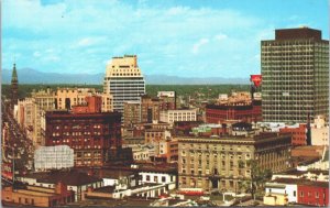 USA Skyline Of City Denver Colorado Chrome Postcard 09.04