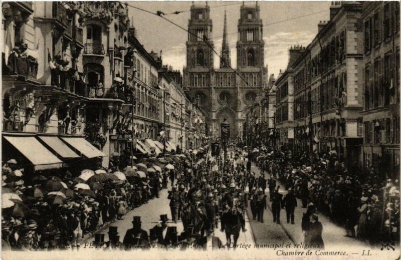 CPA ORLÉANS Fetes de Jeanne d'Arc 1909 Le Cortege municipal (608847)