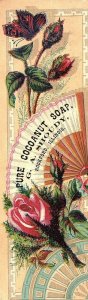 1880's Bookmark G. A. Shoudy Pure Coconut Soap Victorian Trade Card P124