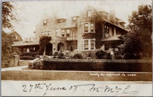 Harrity Overbrook Philadelphia Pennsylvania Vintage RPPC C084