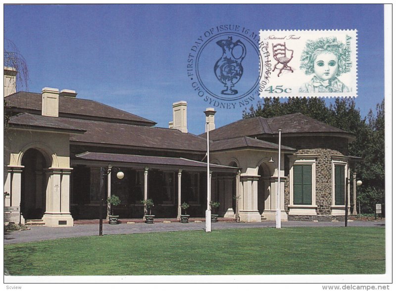 Stamp & Postcard , Ayers House , Adelaide , Australia , PU-1996