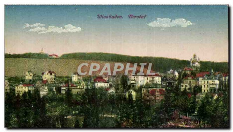 Old Postcard Wiesbaden Nerotal