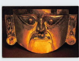 Postcard Golden Treasure Of Peru, Metropolitan Museum & Art Centers, Florida