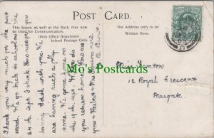 Genealogy Postcard - Tanton?, 12 Royal Crescent, Margate, Kent  GL862