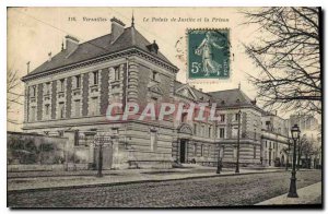 Old Postcard VERSAILLES The Palace of Justice and the Prison