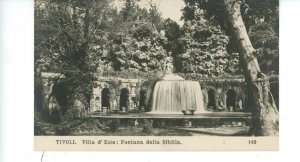 Italy - Tivoli. Fontana della Sibilla    RPPC