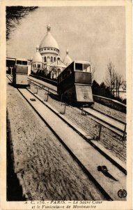 CPA Paris 18e Le Sacré Coeur et le Funiculaire de Montmartre (284907)