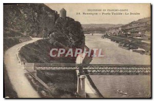 Old Postcard Tour in France Comte Besancon Pore Tiillee Doubs