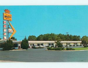 Unused Pre-1980 OLD CARS & CAPRI MOTEL Benton Arkansas AR u2837