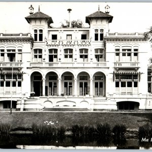 c1960s Zeist, Netherlands RPPC Ma Retraite Amstel Beer Breweries Director A187