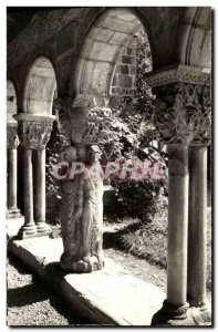 Postcard Modern Saint-Bertrand-de-Comminges The cloister Pillar of the four e...