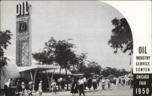 1950 Chicago Fair Oil Industry Service Center Postcard