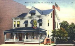 American Legion Post 123 - Lansford, Pennsylvania PA  