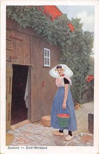 Netherlands   Zuid-Beveland, Dutch Woman  Farmer