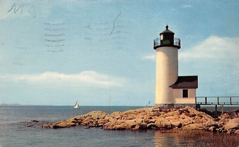 Annisquam Ipswich Bay, Annisquam, Mass. USA Light House 1967 