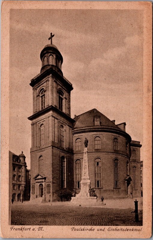Germany Frankfurt Am Main Paulskirche Vintage Postcard 02.97