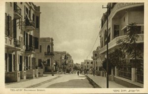 israel palestine, TEL-AVIV, Nachmani Street (1930s) Eliahu Bros. Postcard