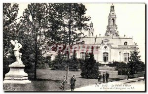 Old Postcard Pau The Winter Palace and d'Artagnan Statue