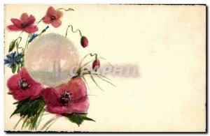 Old Postcard Fantasy Flowers