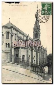 Postcard Old Saint Cloud The Church